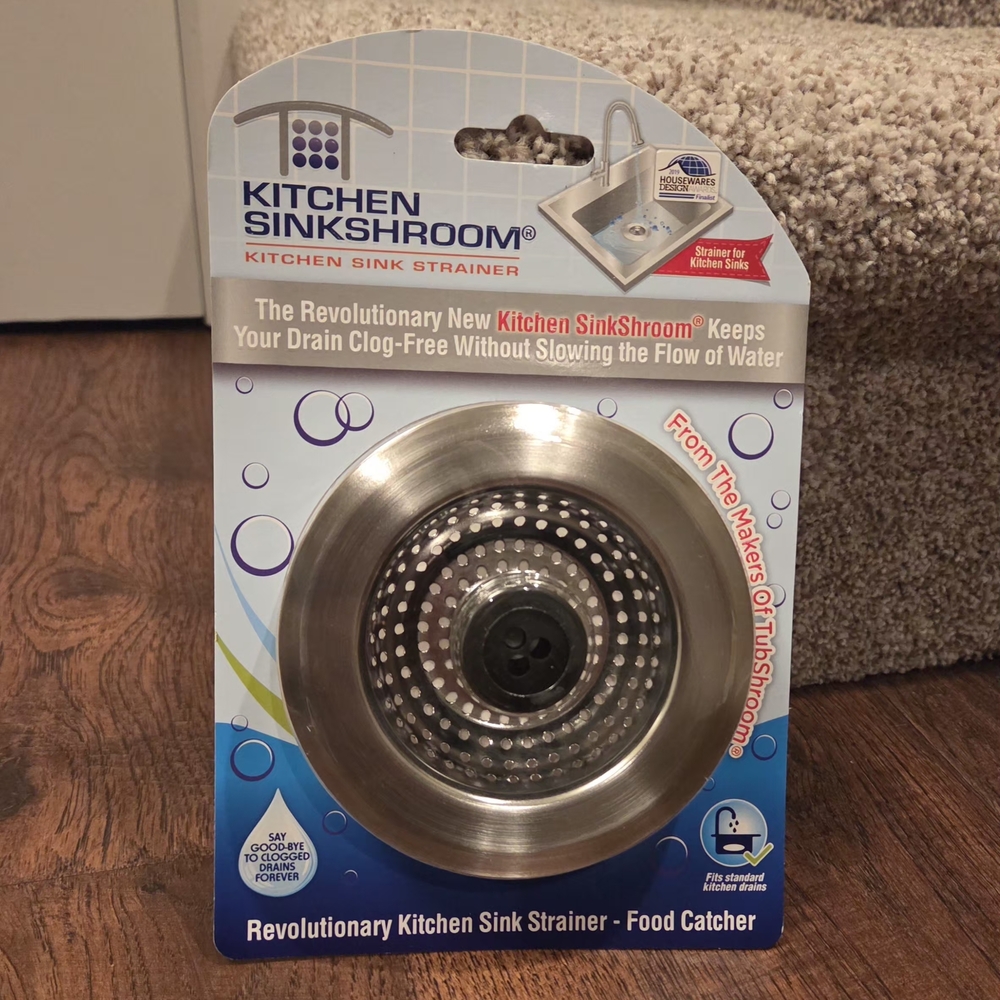 Strainer SinkShroom® Revolutionary Strainer w/ Anti-Clog Technology by TubShroom